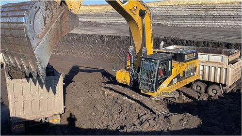 大型挖机作业视频,高效施工的震撼瞬间