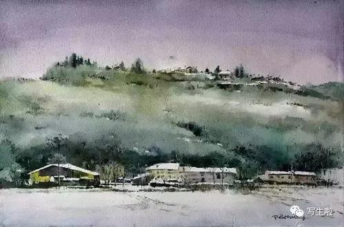 水彩风景写生视频,捕捉自然之美