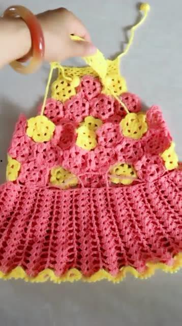 钩小裙子的视频,创意编织教程，轻松打造时尚单品